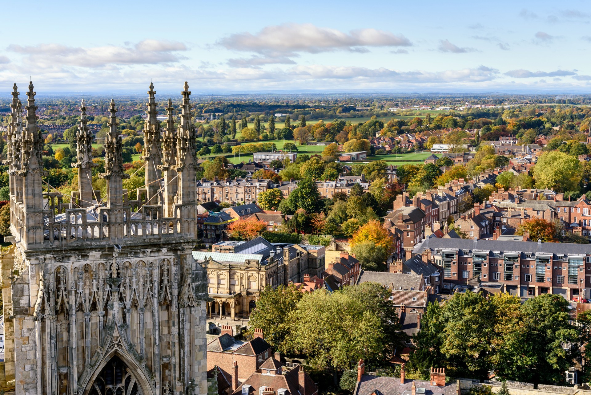 York Minster and surrounding city