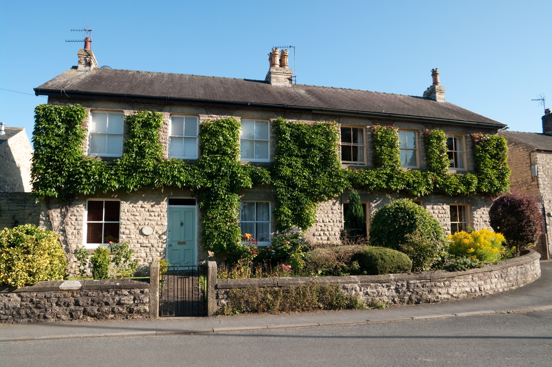 Old house in Yorkshire England village